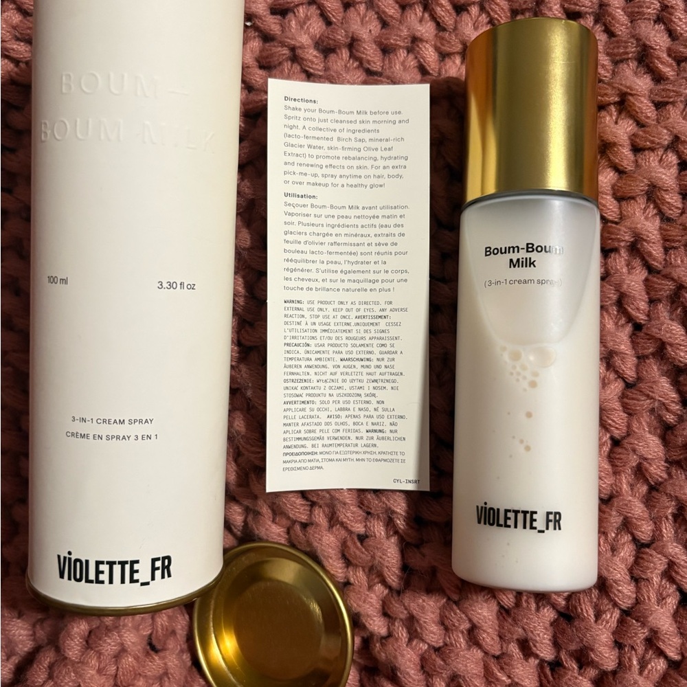 Boum-Boum Milk 3-in-1 Cream Spray - White